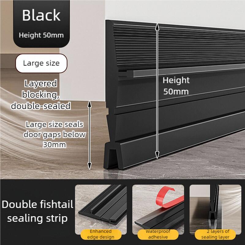 1pc Door bottom sealing strip, windproof, dustproof, rainproof sealing strip, noise reducing insulator sealing strip