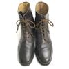 T44 DERISI SUD Military Officer Short Boots Italy 90s Vintage Size 28.5-29.5 Brown(USED)
