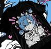 Rem Re Zero T-Shirt,Cute Re Zero Ram,Subaru,Japanese Manga Graphic Soft Tee