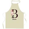 Tablier De Cuisine - Brenda Lettre - Impression Bretonne - Coton Résistant - Fabriqué En France