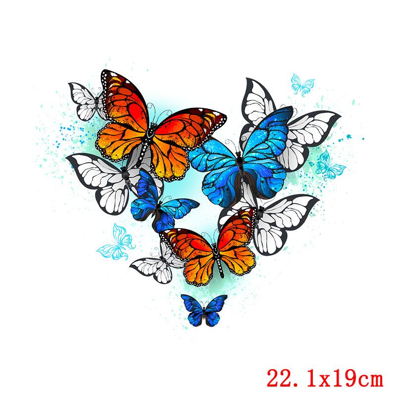 Cartoon Animal Applique Iron On Transfer Funny Pumpkin Heat Transfer Patch For Clothes Hippie Cat Thermal Stickers On Clothes