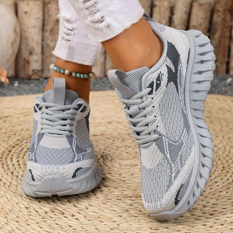 Women's Spring Fall Fashion Thick Sole Soft Sole Comfortable Casual Athletic Shoes.