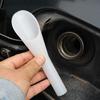 Petrol Fuel Filler Filling Funnel Tube Plastic White Long Spout Add Oil Fuel Glass Water Small Diameter Funnel Car Accessory