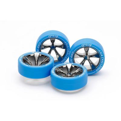 Overseas Limited Mini 4WD Asia Challenge 2024 Low Height Tire & 5 Spoke Wheel