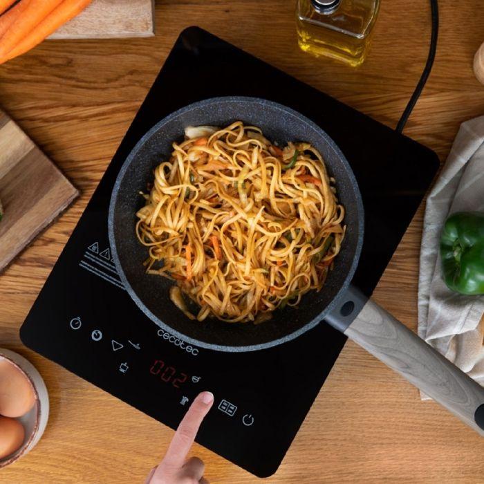 Cecotec Plaque à induction Full Crystal Onyx (noire)