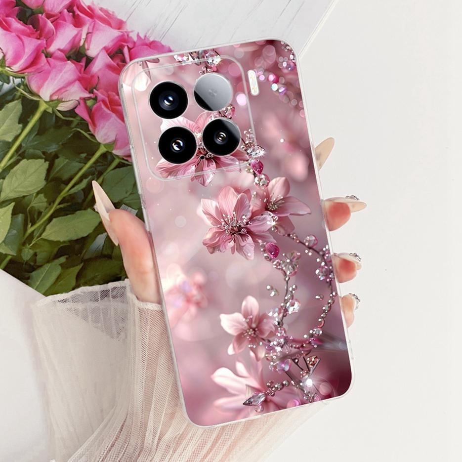 For Xiaomi Mi 15 Pro 5G Case Luxury Butterfly Painted Cover Soft Silicone Phone Case For Xiaomi 15 Pro Mi15 Pro 5G Fundas Bumper