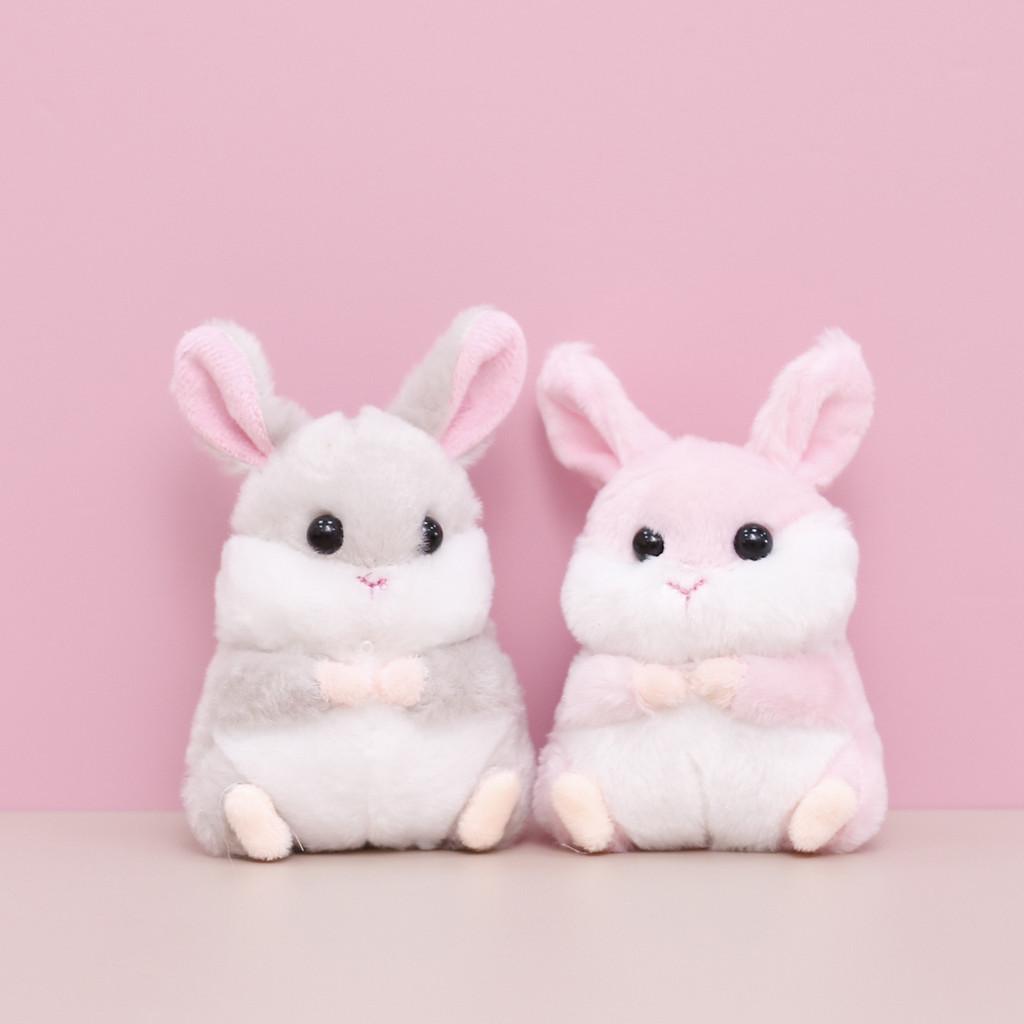 Rabbit Keychain Toy Cartoon Backpack Pendant Plush Doll Gift Cute Decoration