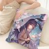 Mai S-Sakurajima Anime Pillow Case Sofa Decorative Home Double-sided Print Plush Square Throw Pillow Covers Cushion Decor Cover