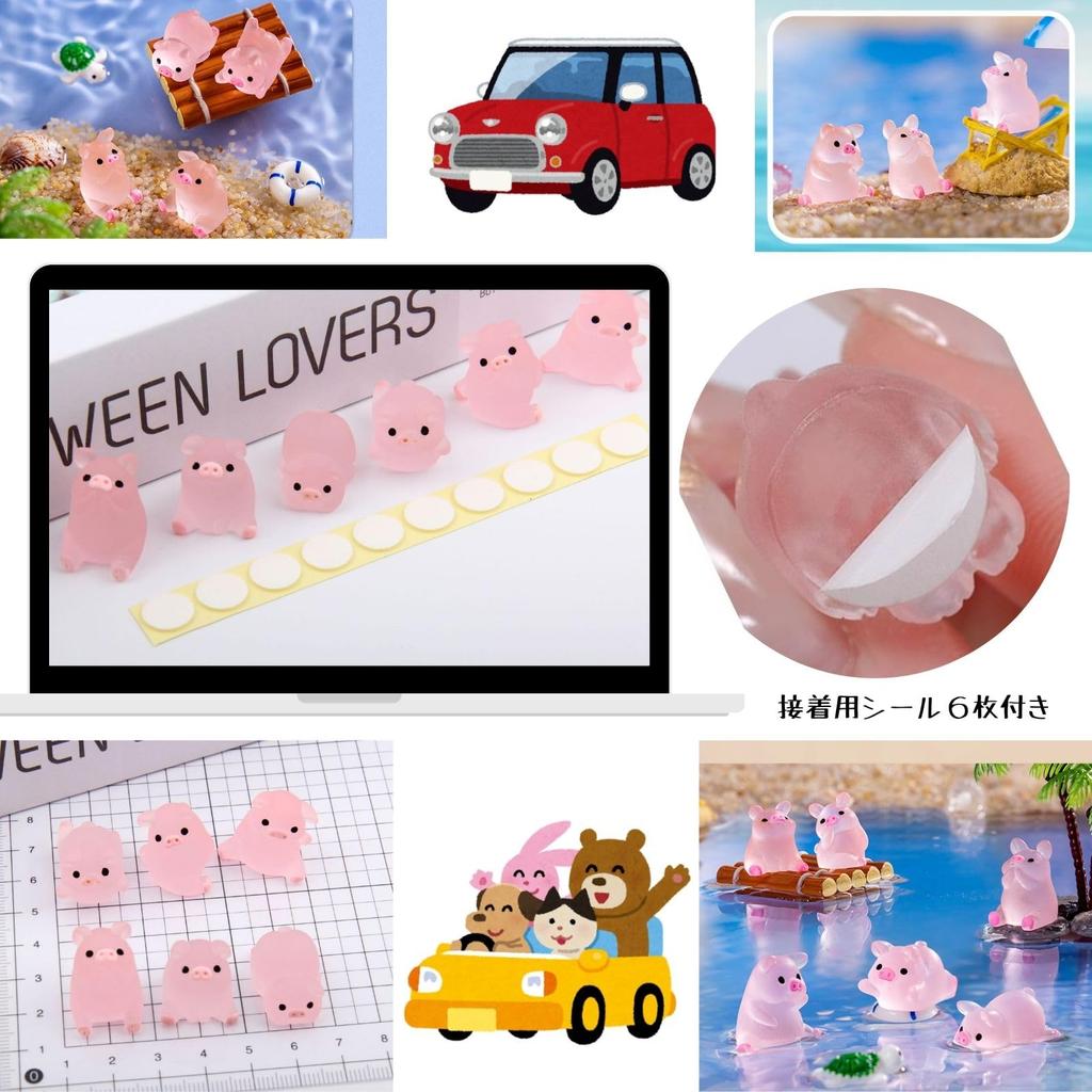 mental & body cota car figurine car interior decoration accessories dashboard interior decoration decoration pig pig cute