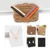 50 pièces Cartes d'Affichage pour Boucles d'Oreilles et Colliers pour Boîte à Bijoux Carte d'Accrochage en Carton Carde pour Clous d'Oreilles Carte en Papier Bijoux DIY
