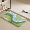 Mountain River Floor Mat Bathroom Anti Slip Absorbent Mat Water Absorbent Rug Decorative Area Mat For Home Kitchen And Bath Use