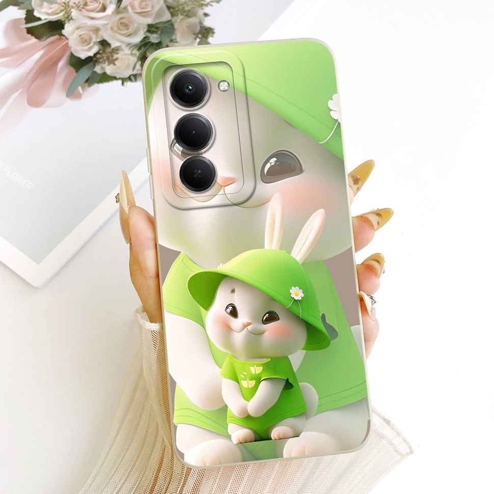 For Xiaomi Redmi 15 4G Case Lovely Cat Rabbit Cover Soft Silicone Phone Case For Xiaomi Redmi 15 Redmi15 4G Bags 6.9''