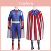 Costum Cosplay Homelander The Boys din Material Poliester pentru Spectacole pe Scenă și Convenții