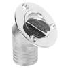 Boat Deck Filler 45 Degrees  316 Stainless Steel 38mm Flip Fill Cover with Keyless Cap for Marine Yacht