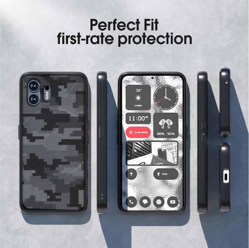 Suitable Camouflage Shockproof Case for OnePlus Nothing Phone 2