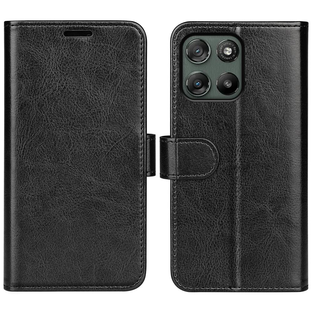 For Motorola Moto G67 Power 5G Case Crazy Horse Texture Stand Leather Phone Cover