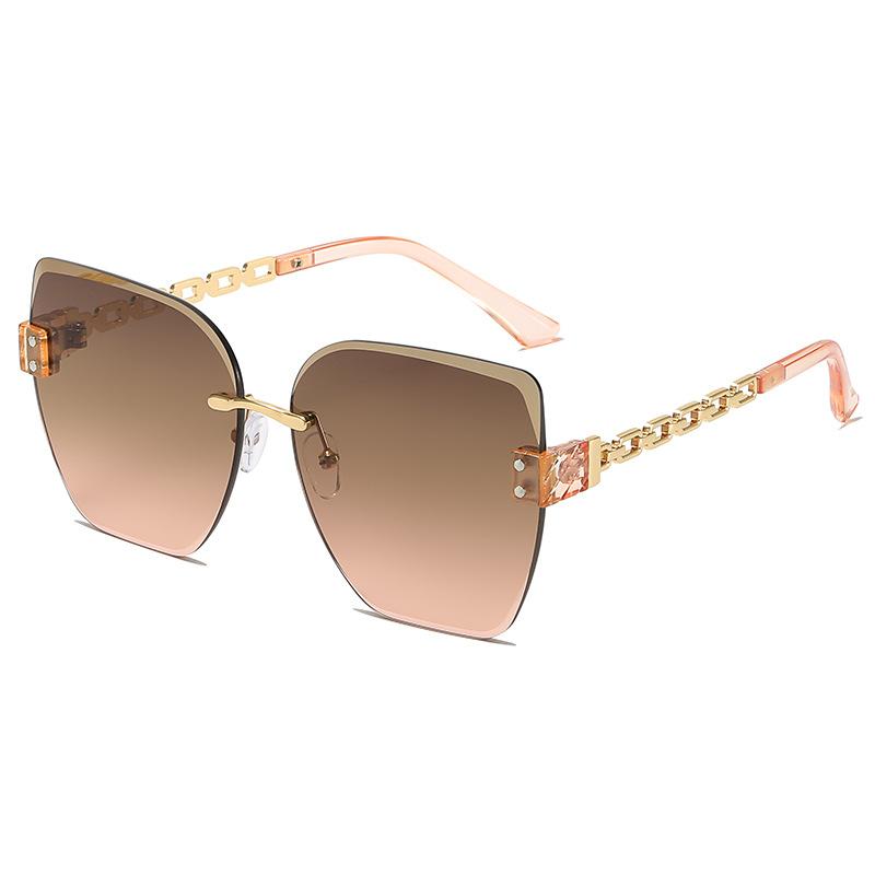 Sunglasses For Women, High-End Driving Sunscreen, Sunglasses With Personality, Large Frame, Round Face And Thin Glasses For Men