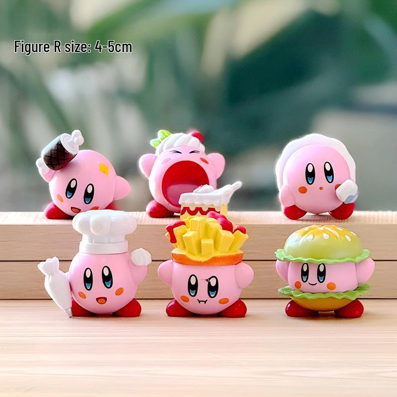

Kirby Foodie Collection: Burger, Fries & Cake Figure Toy Set