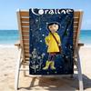 Nighttime Adventure Doll Quick-Dry Microfiber Beach Towel Super Soft & Absorbent for Bath, Beach, Travel  Bath Time Accessory, Fan gifts