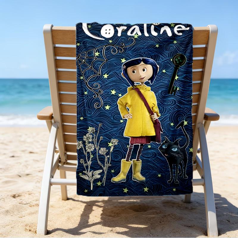 Nighttime Adventure Doll Quick-Dry Microfiber Beach Towel Super Soft & Absorbent for Bath, Beach, Travel Bath Time Accessory, Fan gifts