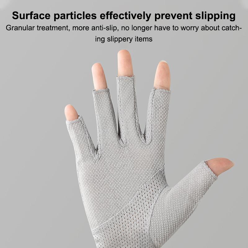 1 pereche de mănuși anti UV pentru unghii Mănuși de protecție cu gel Uv Manichiură fără degete Instrumente pentru arta unghiilor Lampă cu LED Uscător de unghii Radiația de mână