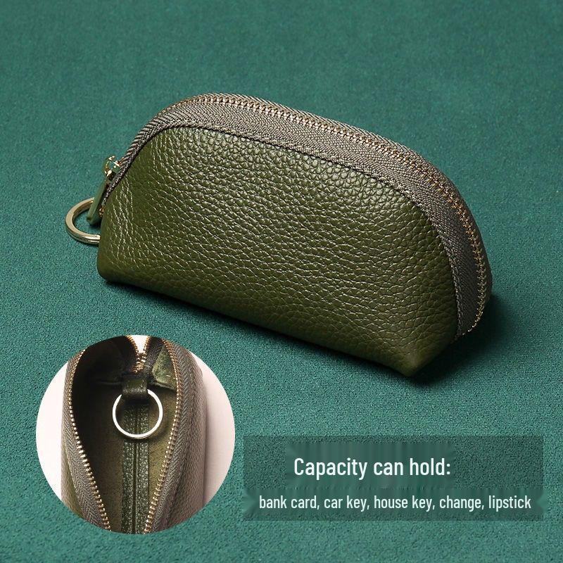 Universal Large Capacity Genuine Leather Key and Card Holder Wallet