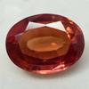 NATURAL 10.25 Carat Ceylon SAPPHIRE Orange Oval Shape CERTIFIED Loose Gemstone