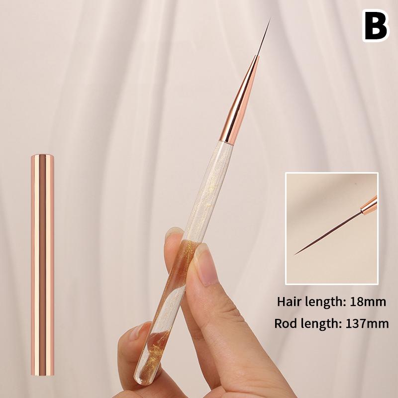 1/2PCS French Plaid Nail Art Brushes Set Line Grid Pattern Drawing Pen For DIY UV Gel Extension Painting Supplies DIY Design