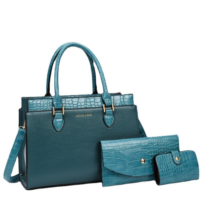 High-end Tote Bag New Fashionable Mother-child Bag Three-piece Shoulder Bag Large Capacity Temperament Handbag Women's Bag