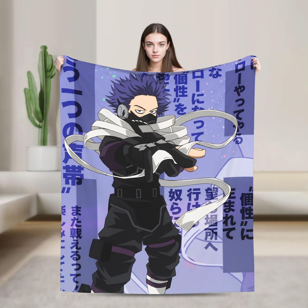 My Hero Academia Super Soft Blankets  Airplane Travel Plush Throw Blanket Aesthetic Couch Bed Flannel Bedspread Sofa Bed Cover