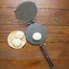 Aluminum Alloy Tortilla Press Folding Handle Flour Tool Baking Corn DIY Pie Tools Kitchen Accessories (Grey, 8in)