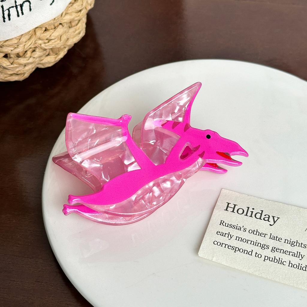 Cute Acrylic Dinosaur Hair Clip With Unique Colorful Options For Hairstyles Trendy