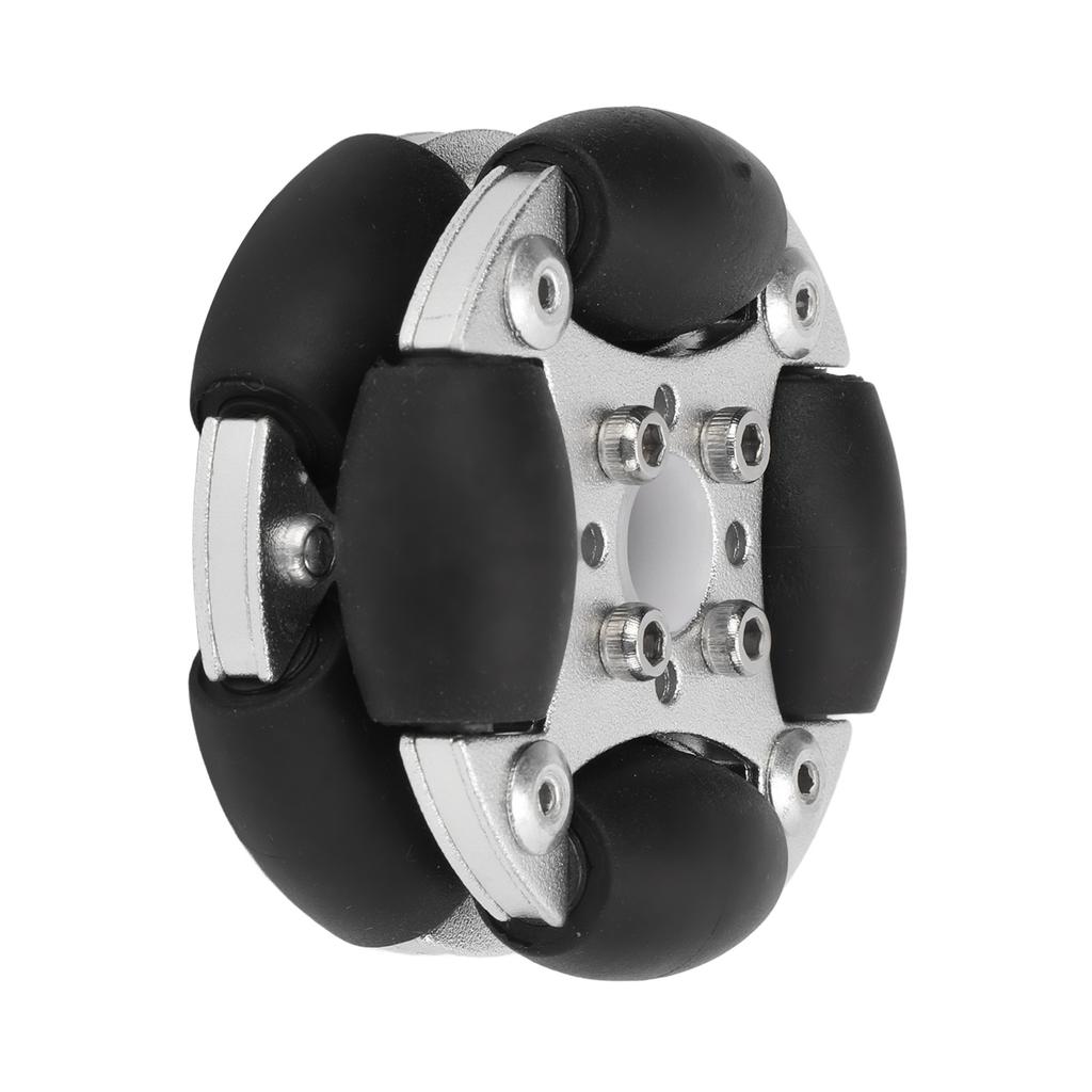 48mm Double Aluminum Alloy Omni Directional Wheel Loading 3kg for Robotic Competition