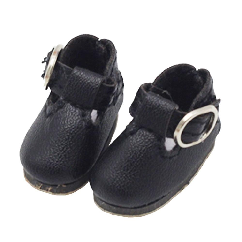 2.8cm * 1.2cm Doll Princess Shoes PU Leather Doll Sandals Lovely Mini Doll Boots  Doll Accessories