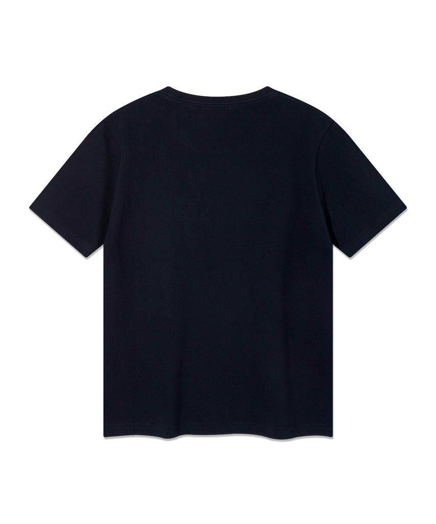 LEE Women'S Lace Applique T-Shirt Navy