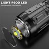Ultra Bright Flashlight ABS Strong Light Focusing LED Flash Light Rechargeable Zoom Xenon Forces Outdoor Multi-function Torch