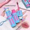 Gege Bear 'Cartoon Plush Long-Lasting Lip Balm in Six Colors (Silky Matte, Natural Mild Lip Gloss, Gift)