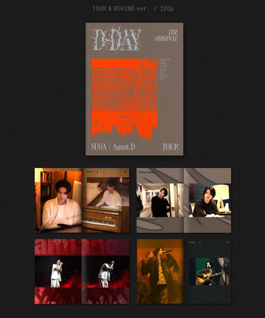 SUGA Agust D TOUR The Original 'D-DAY' (Korean Edition)