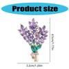 Fashionable Lapel Pin Jewelry Elegant Lavender Lapel Pin Accessory Unique Brooch Collar Pin Jewelry Ornament