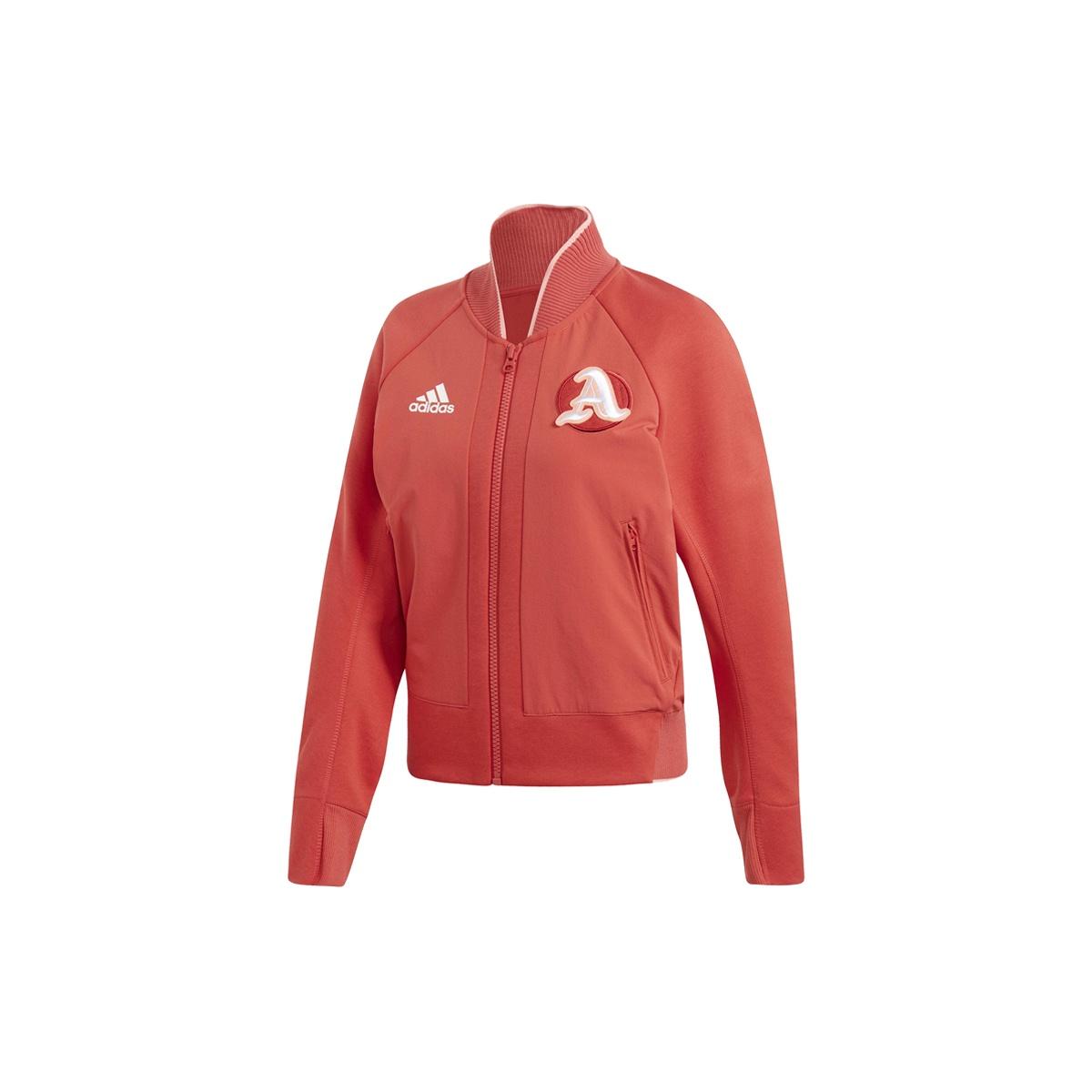 (WMNS) adidas Sports Stylish Long Sleeves Jacket Red Women s FI9213 M