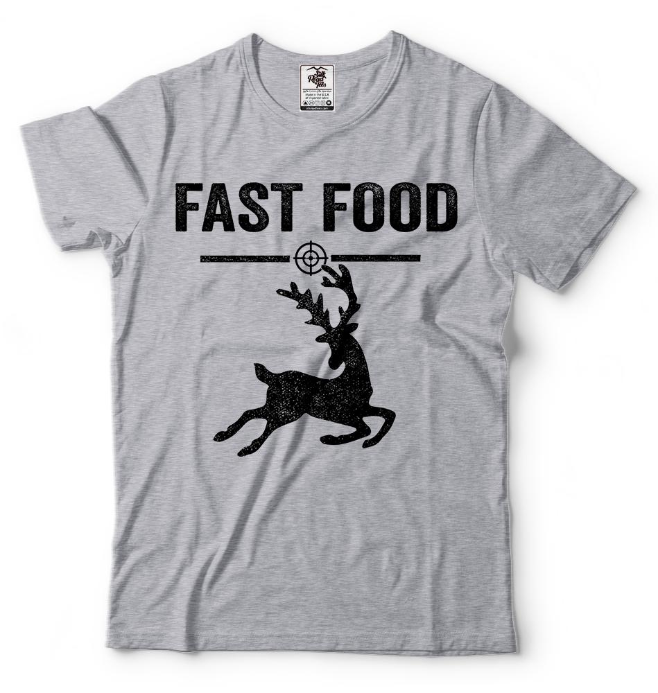 Fast Food Funny Hunting Tshirt Deer Hunting Shirt Hunting Humor Hunter Shirt