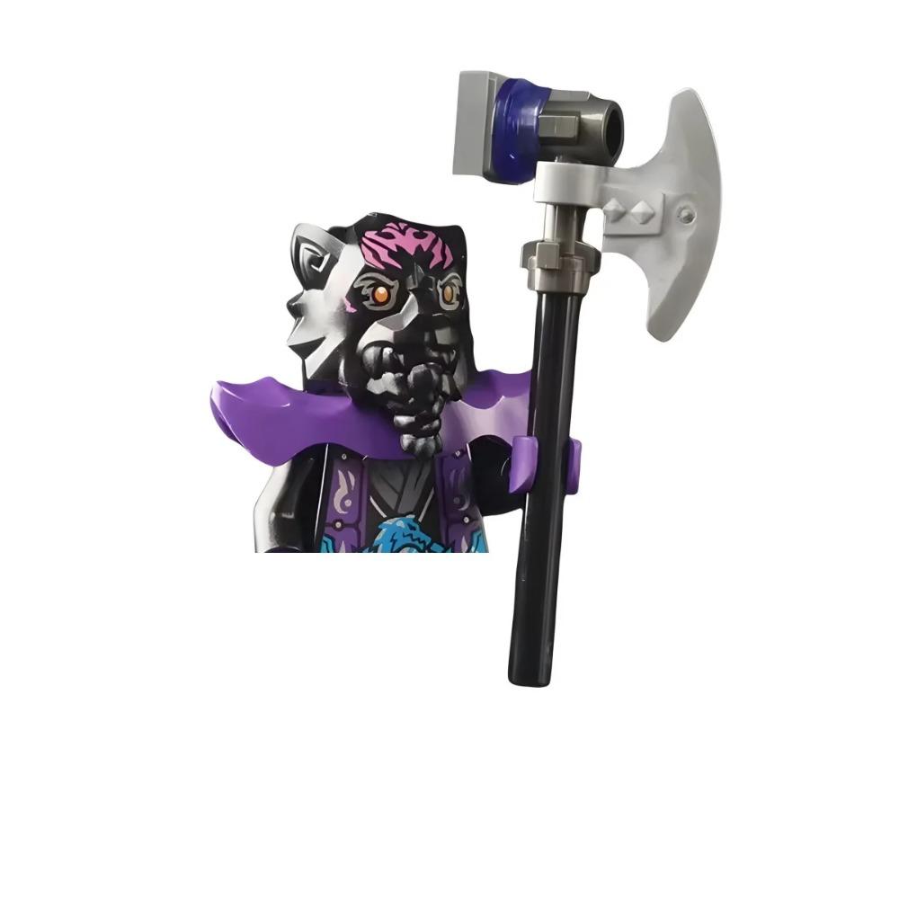 8cm Ninja Set Building Blocks Woodfire Dragons Forbidden Five Mini Action Figure Toys