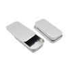 New 2Pcs 51*10*26mm Mini Iron Box Slide Cover Storage Box Wedding Jewelry Pill Cases Portable Tin Boxes Container Home Storage