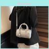 Solid Colorbag Women Summer Pu Casual Crossbody Bag With Zipper Closure For Daily Use