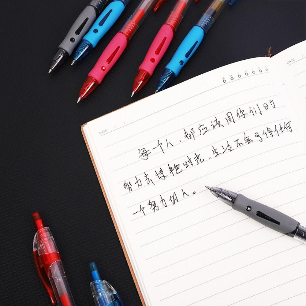 Signature Retractable Pens Examination Gel Pens Multifunction Ink Ballpoint Pen  School Supplies