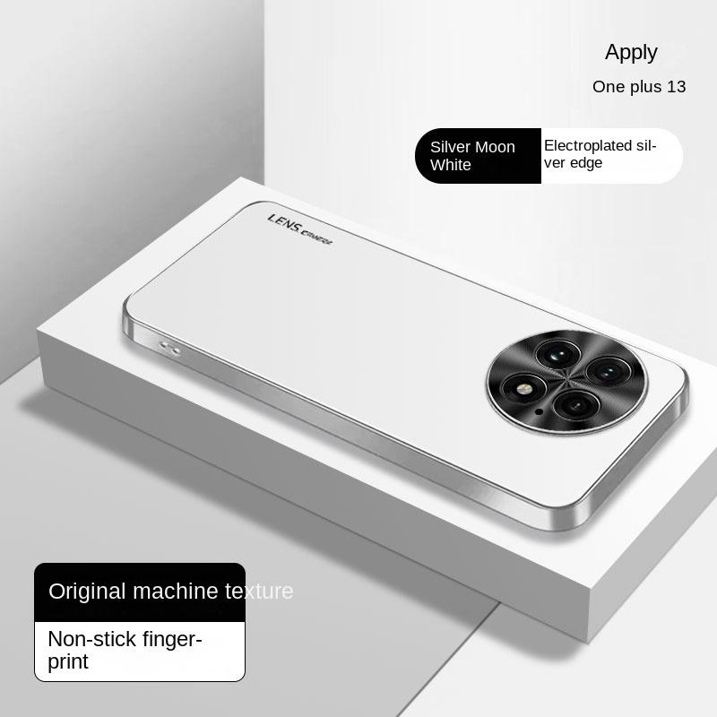 For OnePlus 13 Case Hard AG Matte Plating Lens Protective Back Cover Cases For OnePlus 13T 13R 12 12R 11R Full Cover Phone Shell