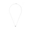 Necklace - Jodie - 925 Rhodium-Plated Solid Silver - Cylinder Pendant - 42 Cm - Zirconium Oxide