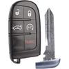 Remote Key Fob Replacement Fits for Chrysler 200 2015-2017 300 Dodge Charger Challenger - Smart Proximity Keyless Entry Remote Control 68155687AB