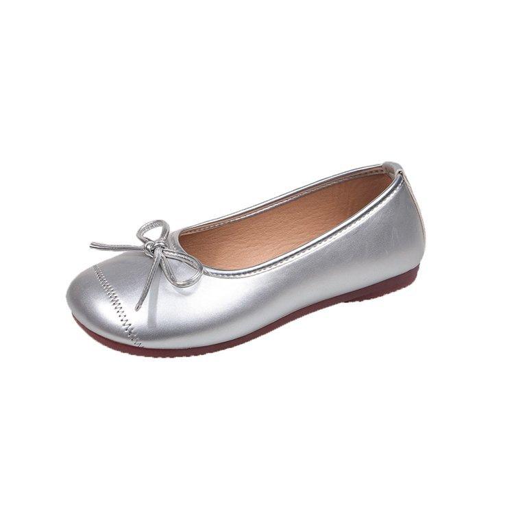 Vintage Bow Soft Bot Ballet Flat Oes Women's Mary Jane Shoes Spring Casual Oes Comfortable Low Heel Lolita Shoe Footwear Loafers