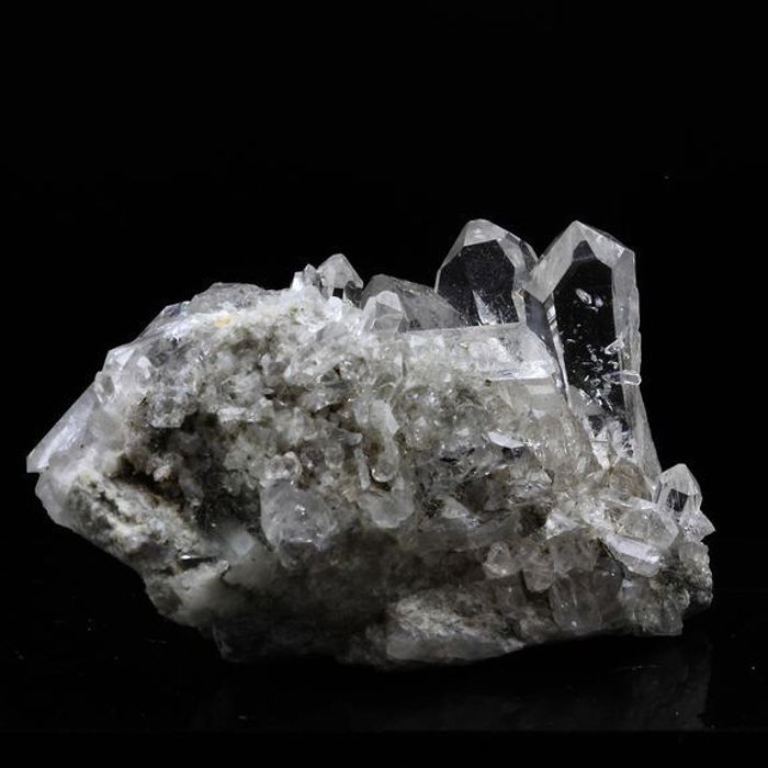 Pierres et Minéraux. Quartz. 131.0 ct. Plan du Lac, Oisans, Savoie, France.